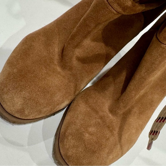 See by Chloe’ suede ruched slouchy tie lace chunky heel ankle boot ❤️ - Picture 3 of 12